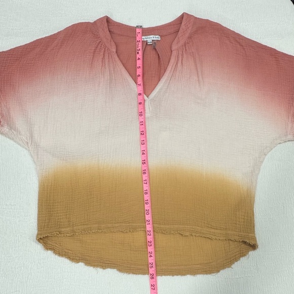 Young Fabulous & Broke Textured Pink Top​ - Picture 4 of 5
